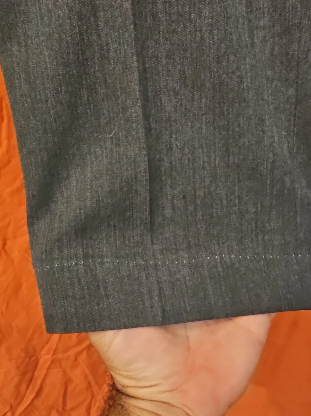 Brooks Brothers 346 Men's 37x32 Gray 100% Wool Flat Front Dress Pants Trousers